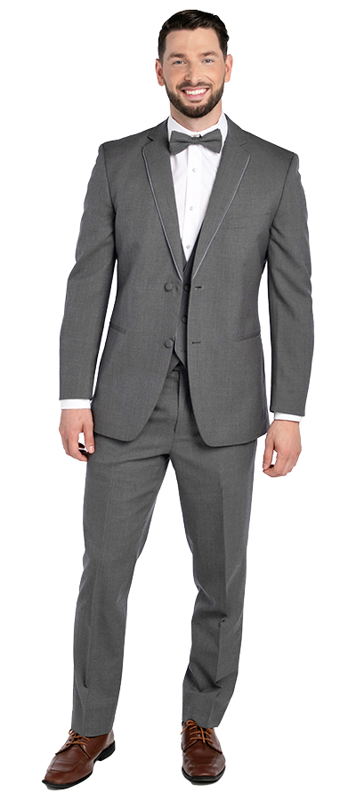 Essex-Grey-Tuxedo-149-20c - Skeffingtons Formal Wear Front view of the Essex Grey Tuxedo