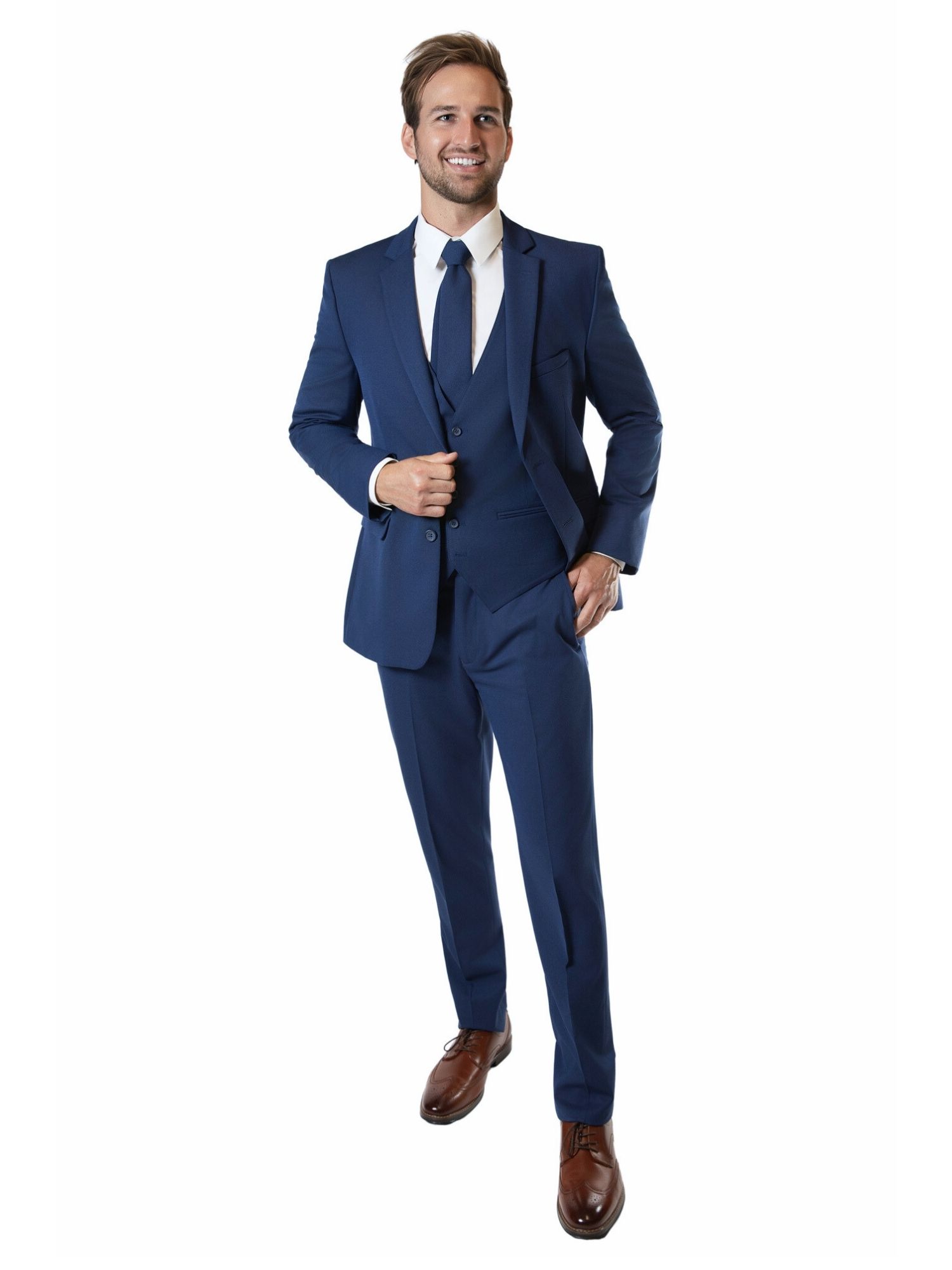Indigo Notch Lapel Suit 2 - Skeffingtons Formal Wear