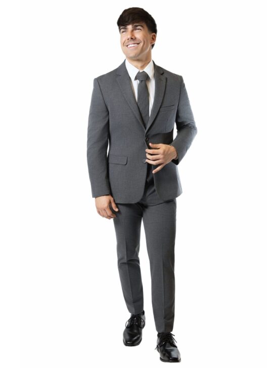 Medium Grey Notch Lapel Suit 5 - Skeffingtons Formal Wear