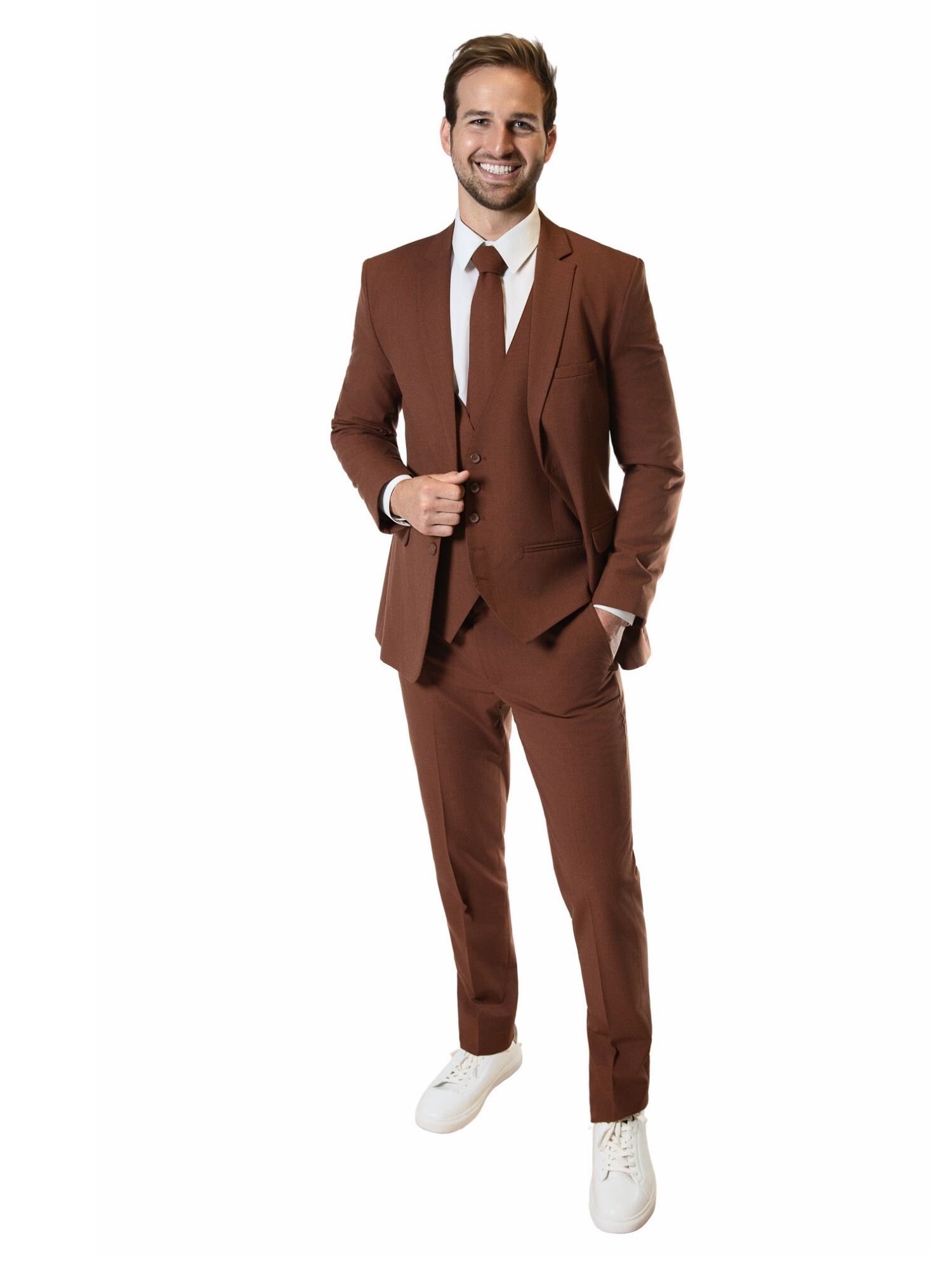 Rust Notch Lapel Suit 2 - Skeffingtons Formal Wear