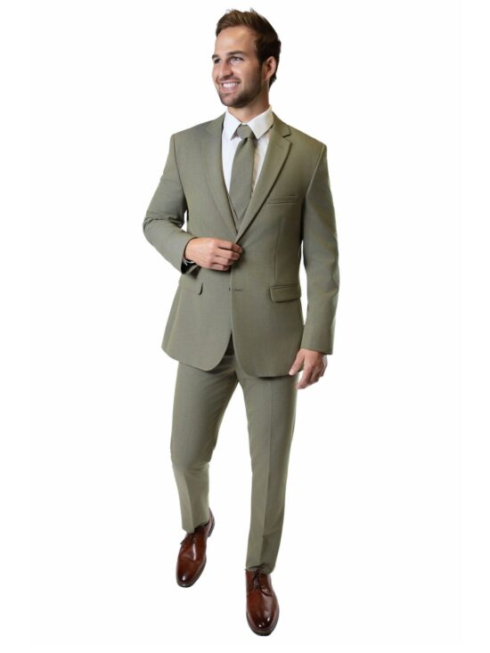 Sage Green Notch Lapel Suit - Skeffingtons Formal Wear